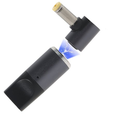 100W Magnetic Type-C till 2,5/3,0/3,5/4,0/4,5/4,8/5,5/6 mm för DC Power Jack Laddningskabel omvandlare för bärbar bärbar dator