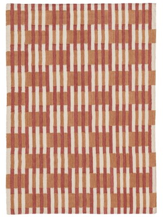 Challi Teppich - Korallenrot 200X300
