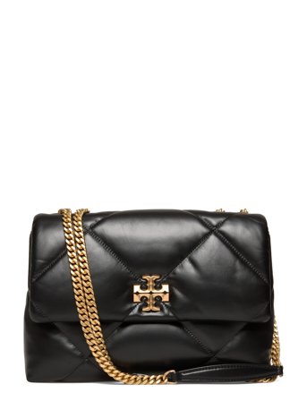 Tory Burch Kira Diamond Quilt Convertible Shoulder Bag - Black - ONE SIZE