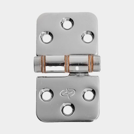 Reibungsscharnier Roca, 70 x 38 mm, 180°, Edelstahl - Boot