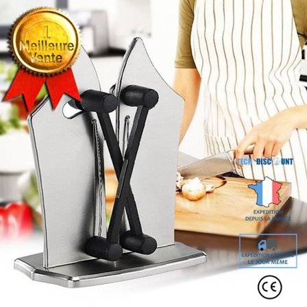 Vässare - TECH DISCOUNT - Bayersk - Manuell - Dubbelblad - Praktisk och hållbar