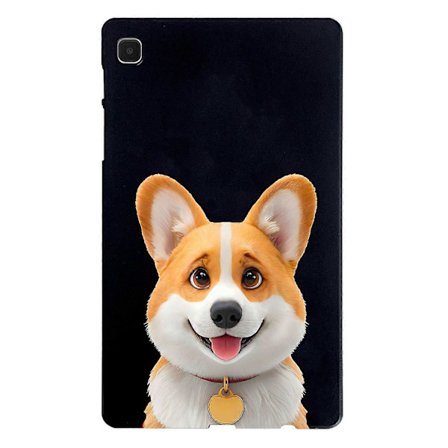 Fodral för Samsung Galaxy Tab A7 Lite 8,7-tum med mönstertryck, Slim TPU Skyddande Tablet Cover - Corgi