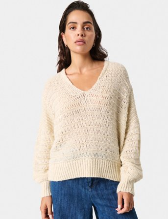 Soaked in Luxury Slvirana Pullover - Beige - M