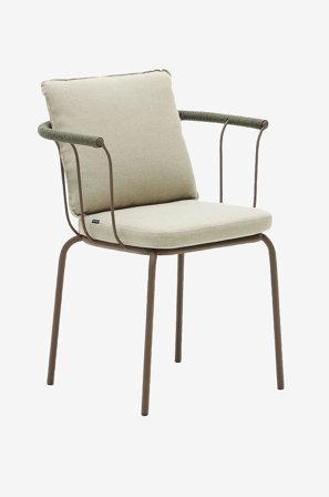 Kave Home - Armstol Salguer, 4-pk - Brun - Spisestoler - Fra Homeroom