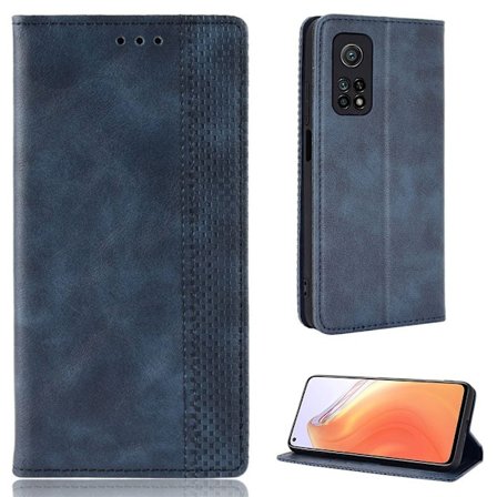 Bofink Vintage Xiaomi Redmi K30S / Mi 10t Pro 5g / Mi 10t 5g Nahkakotelo - Sininen