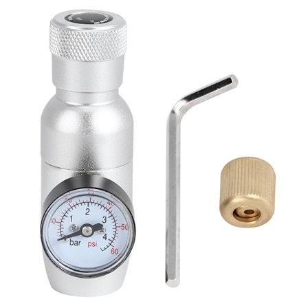 Mini CO2 -kaasunsäädin Paineenalennusventtiili CO2 -lataussovitinventtiili Panimovarusteet