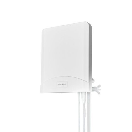 5G / 4G / 3G antenne | 5G | Indendørs eller udendørs | 698-5000 MHz | Forstærkning: 6 dB | 2.50 m | Hvid