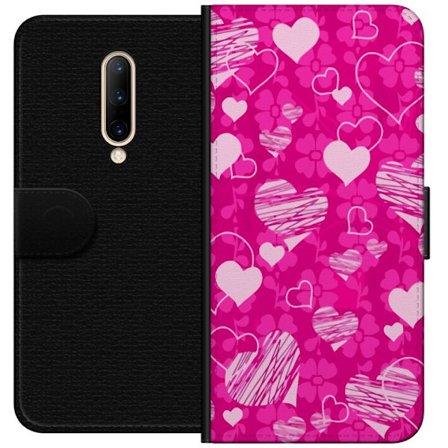 Kompatibel Tegnebogsetui til OnePlus OnePlus 7 Pro PopHjerteMønster