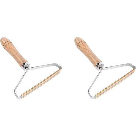 2 stk. bærbar manuel hårfjerner rejsebørste genanvendelig dobbelt Si