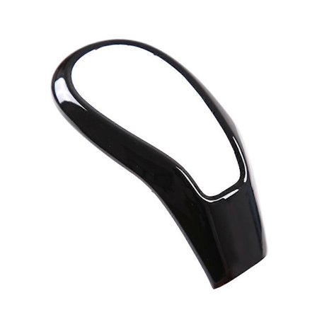 Musta auton vaihdekepin pään suojus koristelista vaihteenvalitsimen nupin kehys tarra korvaava Volvo XC60 S60 S80 V