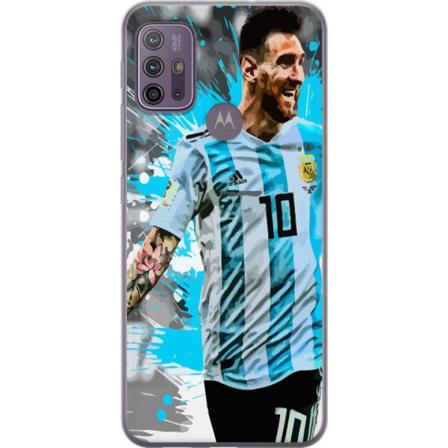 Motorola Moto G10 Läpinäkyvä kuori Lionel Messi