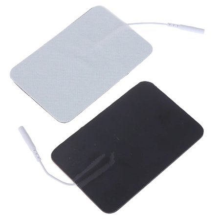 1 par * Elektrode selvklebende pads 7*11 Gjenbrukbare TENS-maskin elektrodepads kroppsmassasje