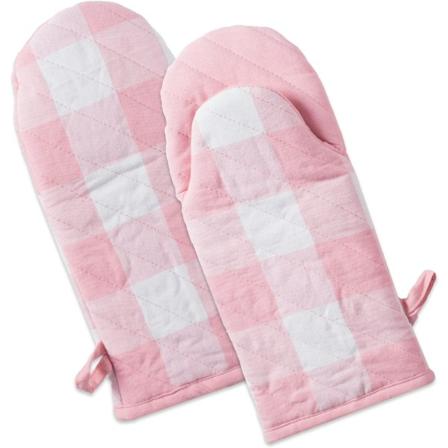 Buffalo Plaid -puuvillaiset uuninlämmittäjät, 2 pakkausta, 13x6, lämmönkestävät