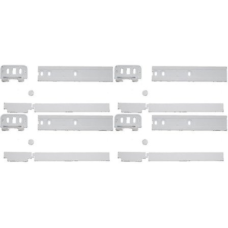 Integrert Kjøleskap Frys Dekor Dør Skyvehengsel Kit