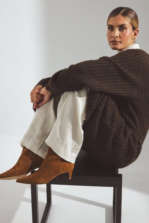 NA-KD Ankle-Boots aus Wildleder - Stiefel - Braun - EU 38