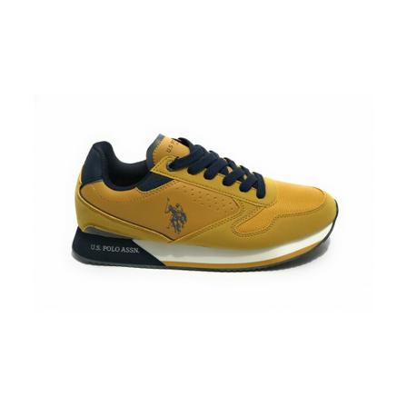 U.s. Polo Assn. Sneakers , Geel , Heren , Maat: 44 EU