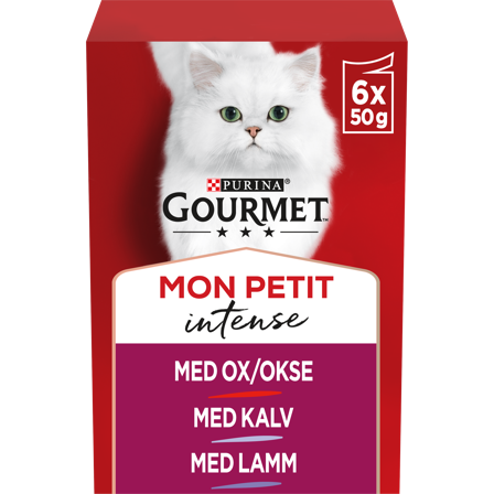 Purina Gourmet Gold - Mon Petit Beef/Veal/Lamb 50 g x 6 stk. - Katt - Kattefôr & kattemat - Våtfôr og våtmat - ZOO.no