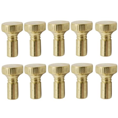 10-pack lampsockel Knopp utbyte metall