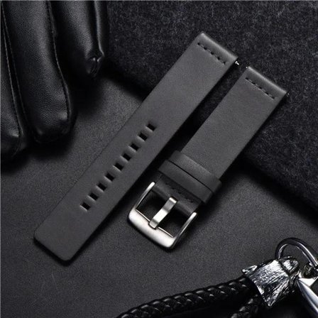 Äkta Läderarmband för Samsung Galaxy Gear S3 Klocka Armband för Sport Smart Klocka Snabbkoppling Klockarmband 18 20 22mm