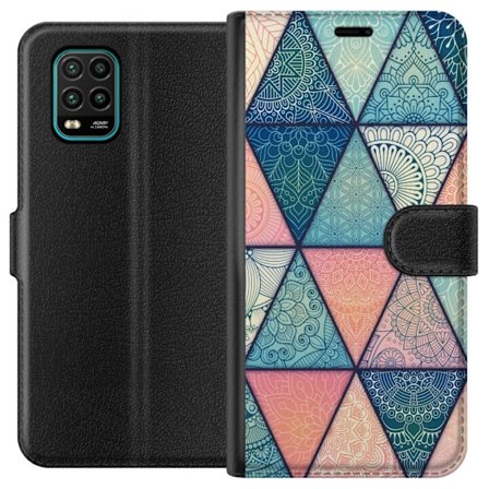 Kompatibelt Lommeboketui til Xiaomi Mi 10 Lite 5G Mandala Triangler