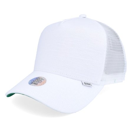 Djinns - White trucker Czapka Z Daszkiem - Hft Lazy Piquet White Trucker @ Hatstore