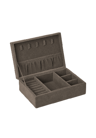 DAY ET Velvet Jewelry Case Medium Väskor & plånböcker Dam Brun ONESIZE