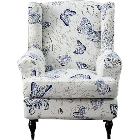 Wingstol Betræk Stretch Spandex Wingback Stolbetræk