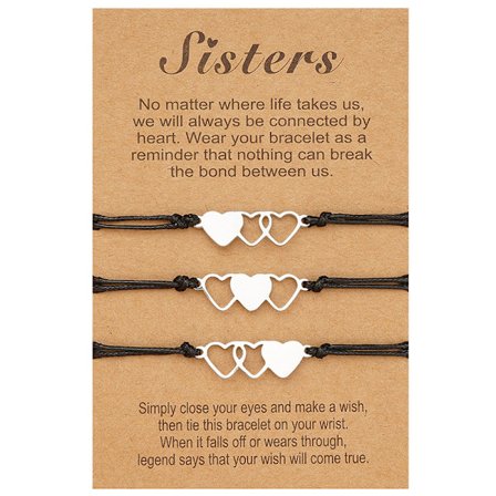 Mamma Datter Armbånd Sett for 2,3,4 Tilbake til Skolen Gaver Første