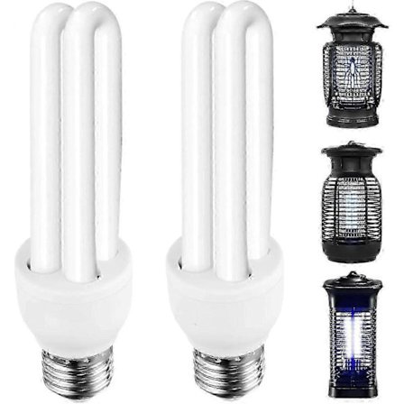 AURA 2 kpl lamppuja 2U-tyyppi E27 20W korvaavat lamput yhteensopivat Homesuit-, Keuomy-, Yluces-, Yissvic-, Powify- ja muiden mallien kanssa