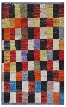 Moroccan Berber - Afghanistan 83X131 Dark Red/Black Wool, Afghanistan