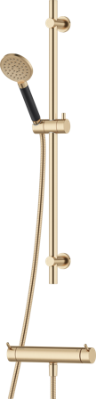 Mora INXX II Duschset 150 c/c, borstad mässing PVD, Badrum