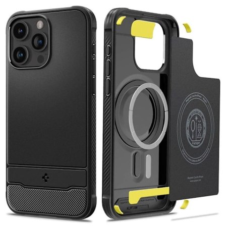 Spigen Rugged Armor iPhone 15 Pro Max case - Black