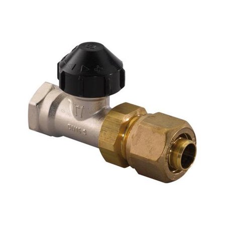 Uponor Fluvia Turventil inv gjenge, 20 x2,0 mm x G15, Installasjon