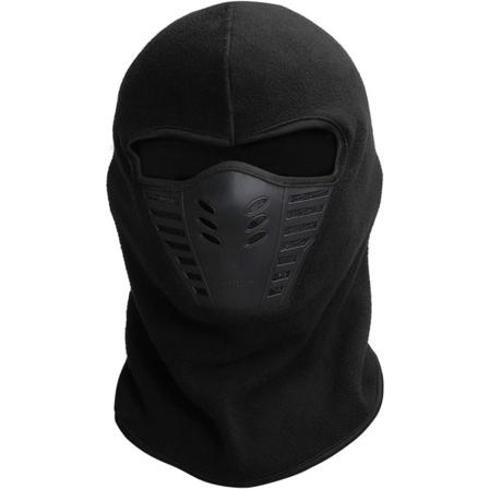 Balaklava miehille - Airsoft-naamio - Kasvosuojus - Pyöräilytarvikkeet - Kaulansuojus - Sukellusnaamio - Ninja-naamio - Yksi koko - Musta