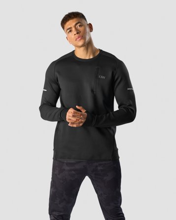 ICANIWILL - Mercury Crewneck Black - Langermet - Herre - ICIW
