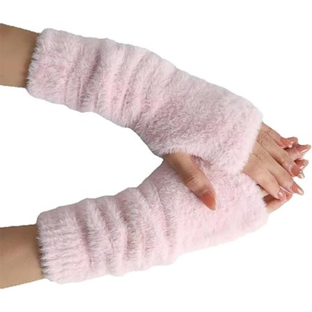Armvärmare för kvinnor Vinter Söta Fingerlösa Vantar