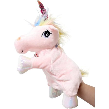 Handdocka Saga - 12 tum Regnbågsenhörning Den Bästa Gåvan