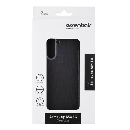 Essentials Samsung Galaxy A54 5G TPU back cover, transparent