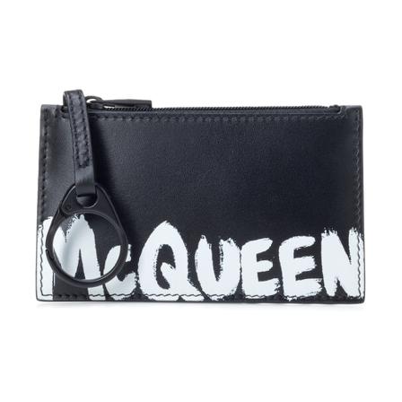 Alexander McQueen Plånbok svart, Herr Plånböcker, Herr, Storlek: ONE SIZE