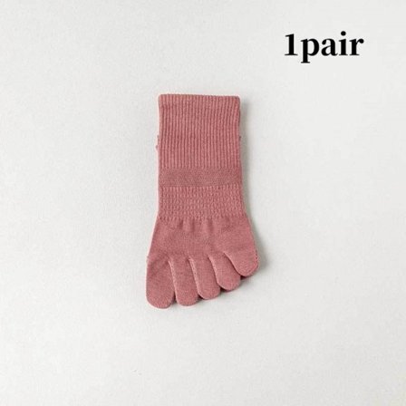 1 pari Five Fingers Socks Toe Socks PINK