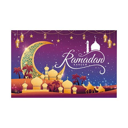 Eid Bakgrundsbanner Ramadan Dekoration 01 01