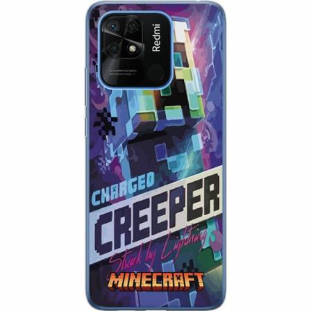 Xiaomi Redmi 10c Genomskinligt Skal Minecraft
