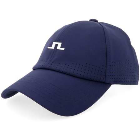 J.Lindeberg - Blå unconstructed Keps - Chris Cap Jl Navy Dad Cap @ Hatstore