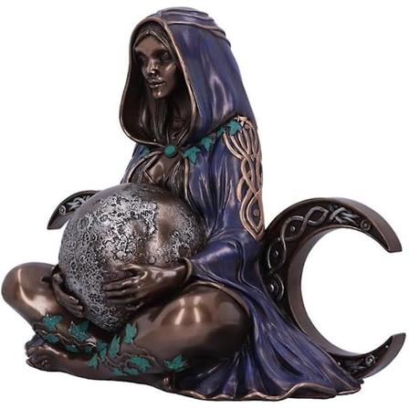 Hecate græsk statue, månegudinde ornamenter, nemesis gudinde dekoration, heks harpiks skulptur, Wiccan gudinde samleobjekter figurer, stor kunst til 