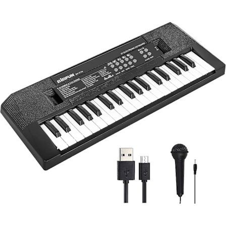 Elektronisk klaver med mini keyboard 37-tangenters elektronisk keyboard klaver børns klaver