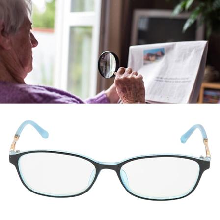 Blå Ljusblockerande Läsglasögon - Trendiga, Eleganta och Bärbara för Män och Kvinnor (+400)