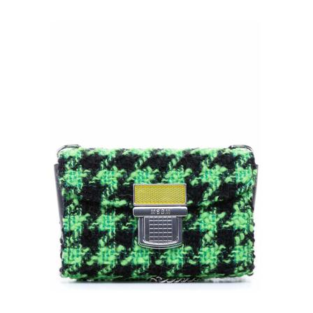Msgm Bags Grøn, unisex Punge og Kortholder, Størrelse: ONE Size