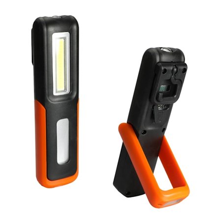 Oransje arbeidslys, USB-oppladbar magnetisk LED-arbeidslys, COB mekanisk inspeksjonslys for bilreparasjon, garasje, camping, nødsituasjon, etc