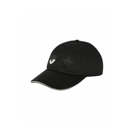 Chiara Ferragni Collection Baseball Pet Eye Star , Zwart , Dames , Maat: ONE Size Petten