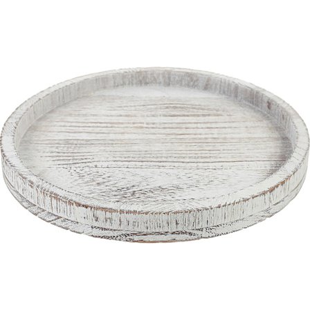 Kynttiläalustan pidike, pyöreä puinen alusta, maalaistalon pöydän keskipiste, rustiikkinen puinen alusta